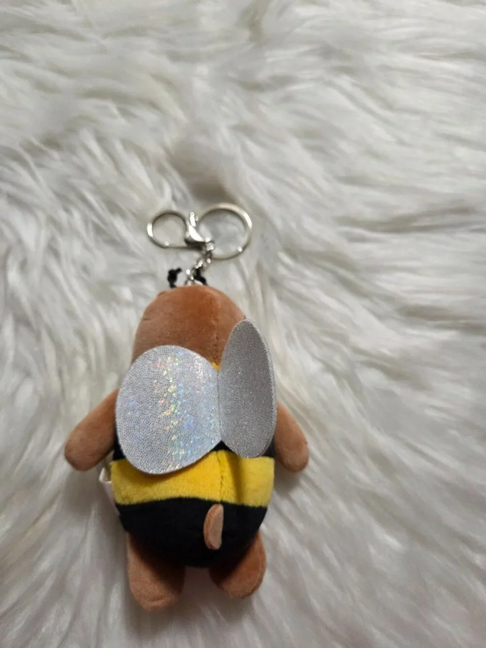 We Bare Bears Brown Bear Bee Keychain